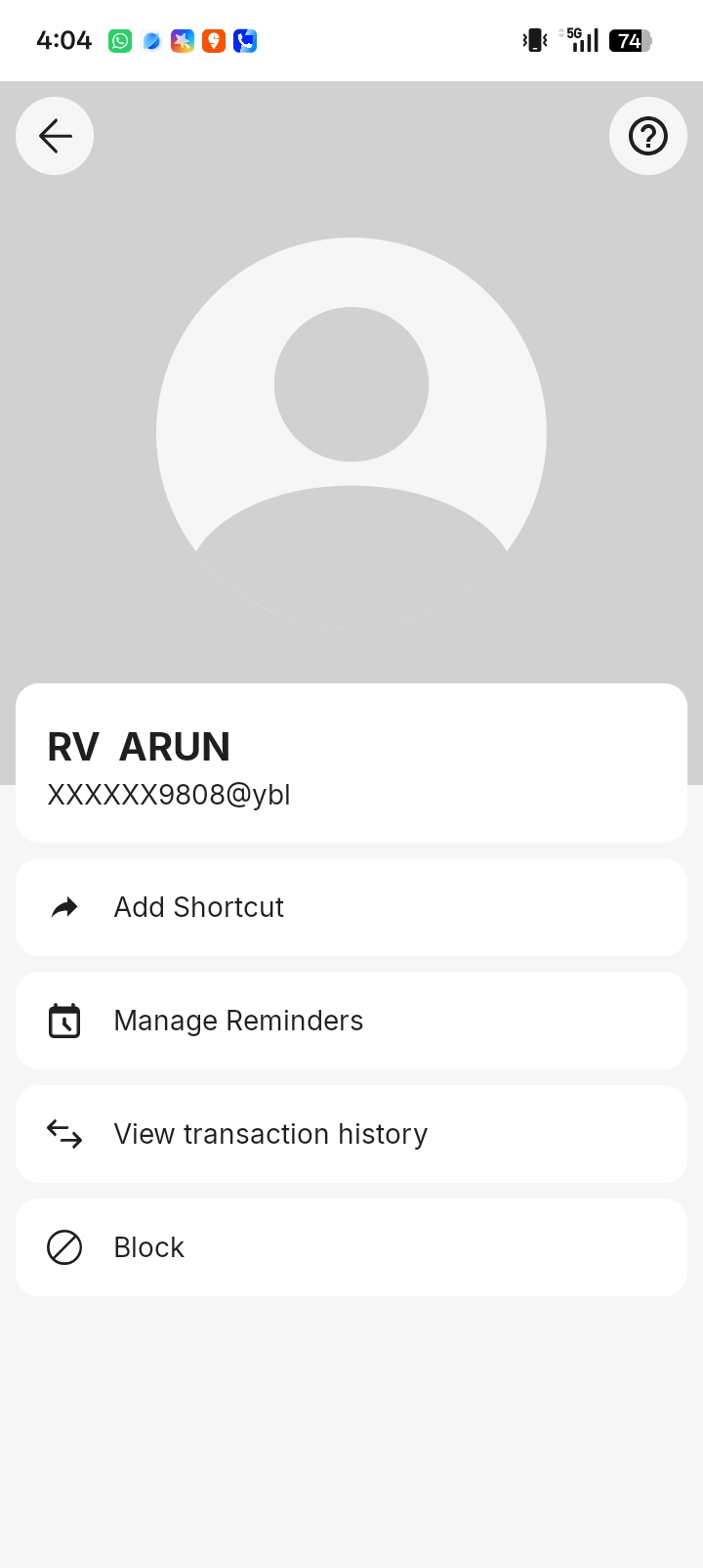 jobs offerings and money demands person ARUN 