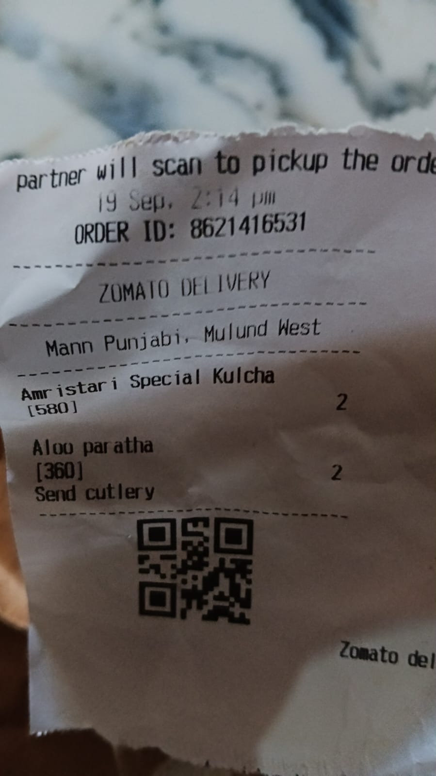 zomato scam