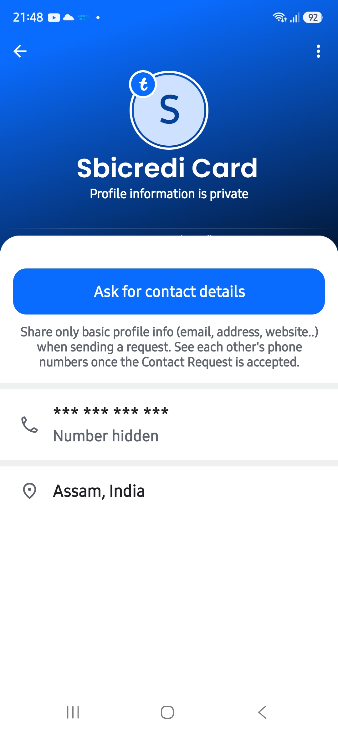 HDFC Sr Citizen Credit Card scam via WhatsApp call and APK link - image 2