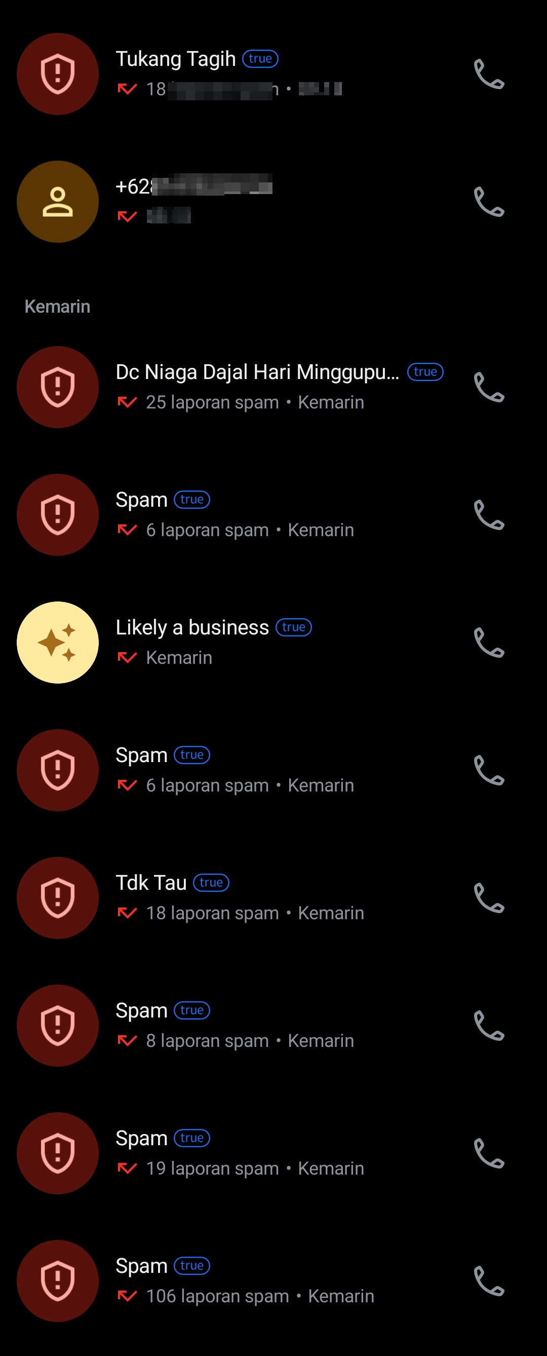 Spam Call Everyday