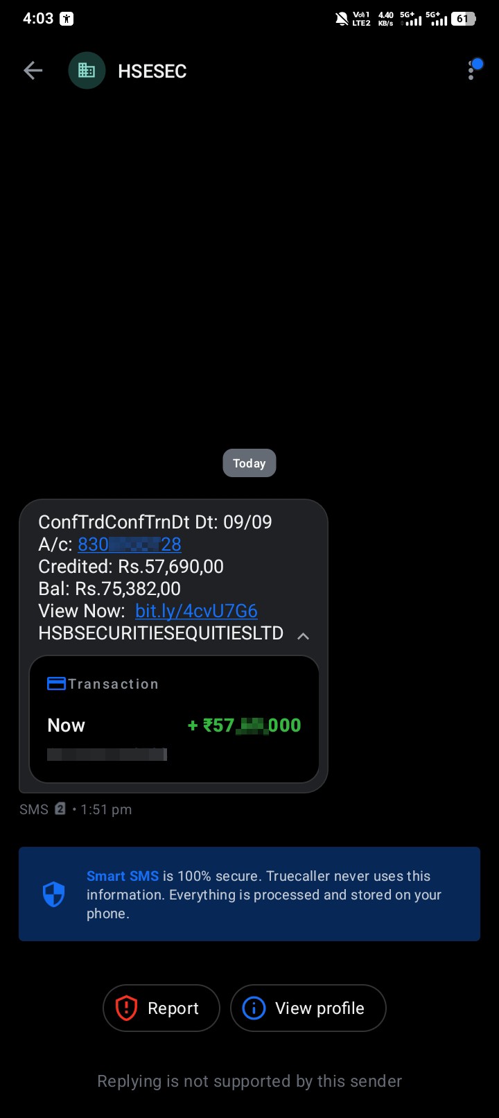 I received scam msg 