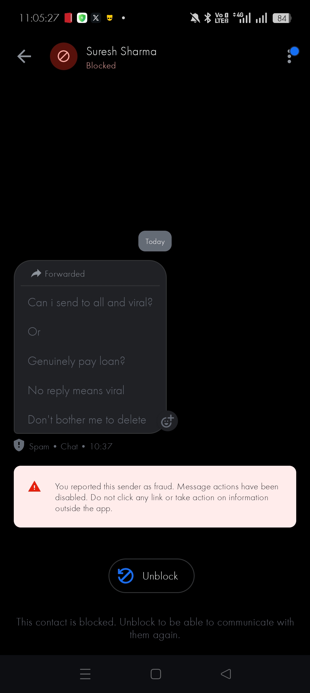 7 day loans scam , they credit money in my account and after 7 days 