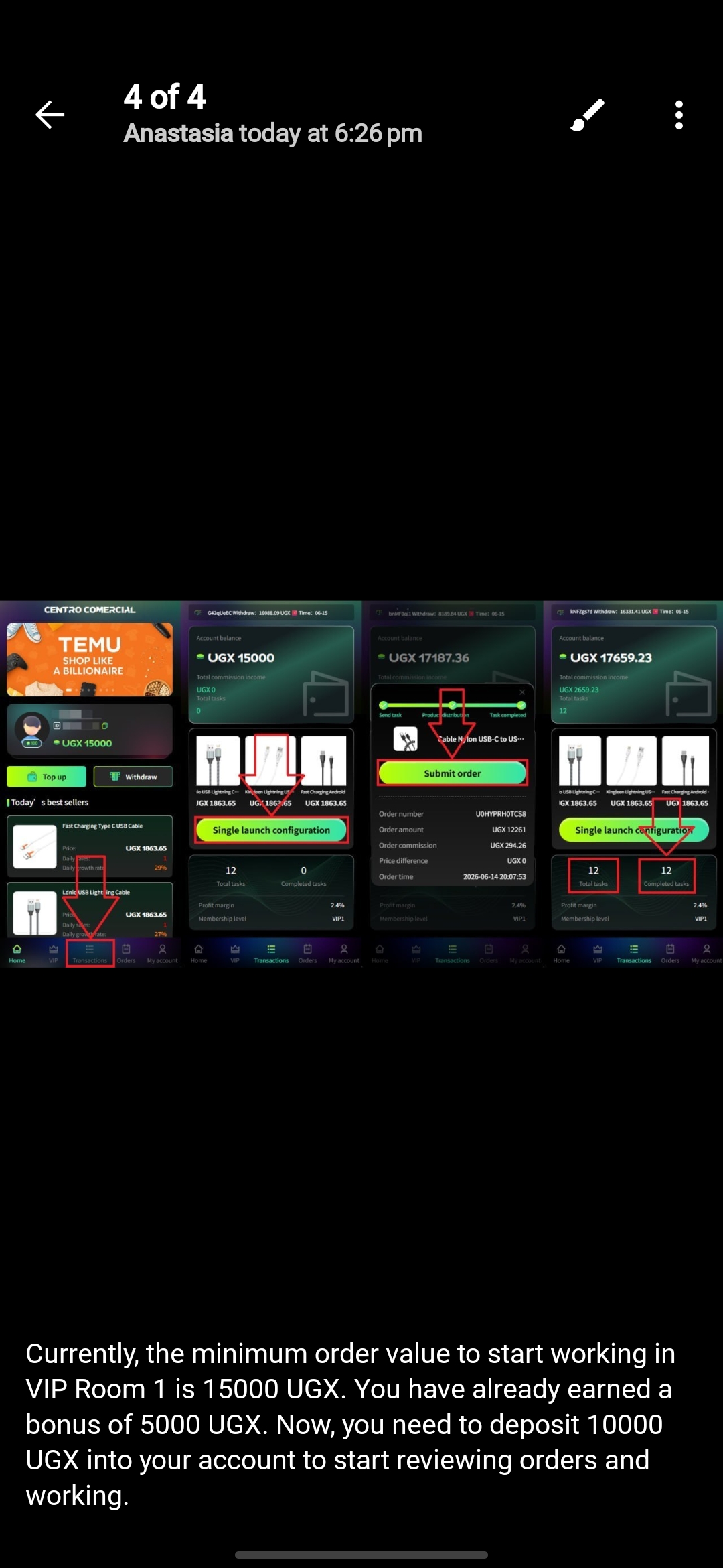 Online business, I don't know if it's scam