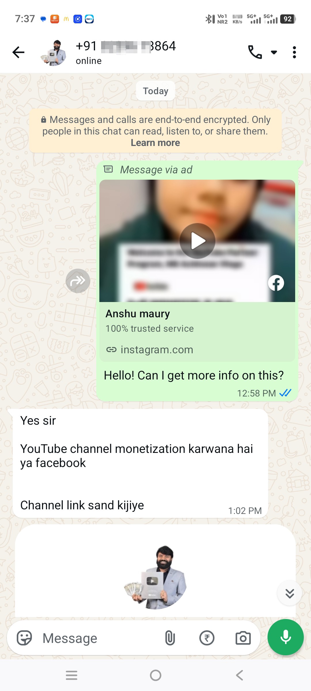 Fake YouTube Monetization Scam - image 3