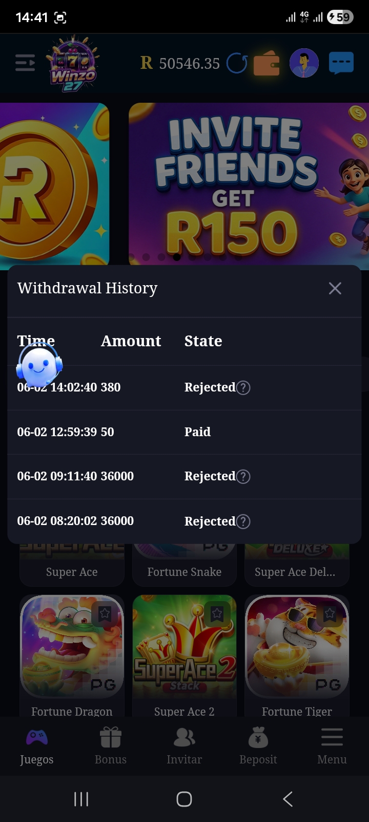 Winzo27 Betting App - image 2