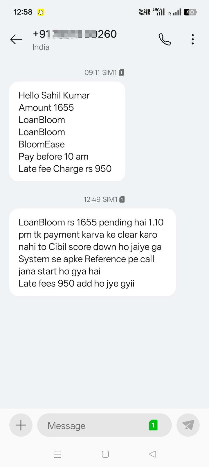 loan bloom application for fraud