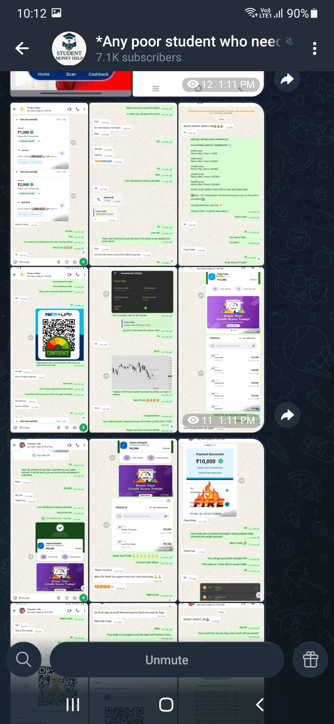 Is this an investment scam? This is a telegram channel to give him money and he will make it  2x, 3x - image 7