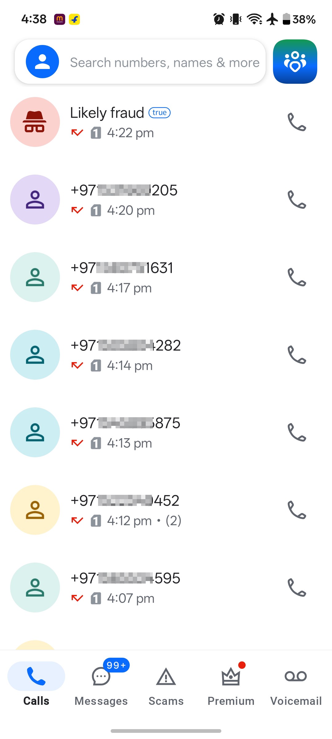 froud call 