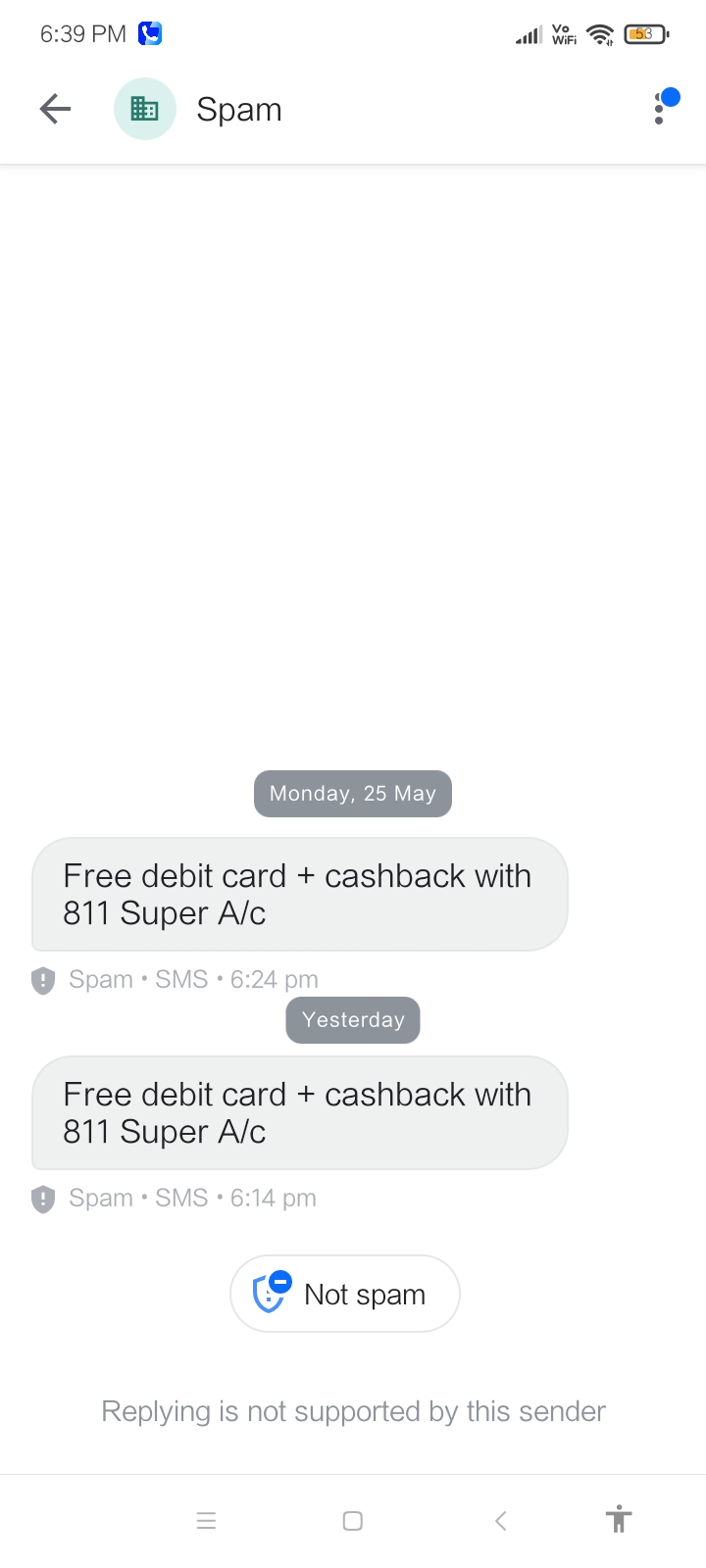  found this in my message app.Is this a scam?I think so