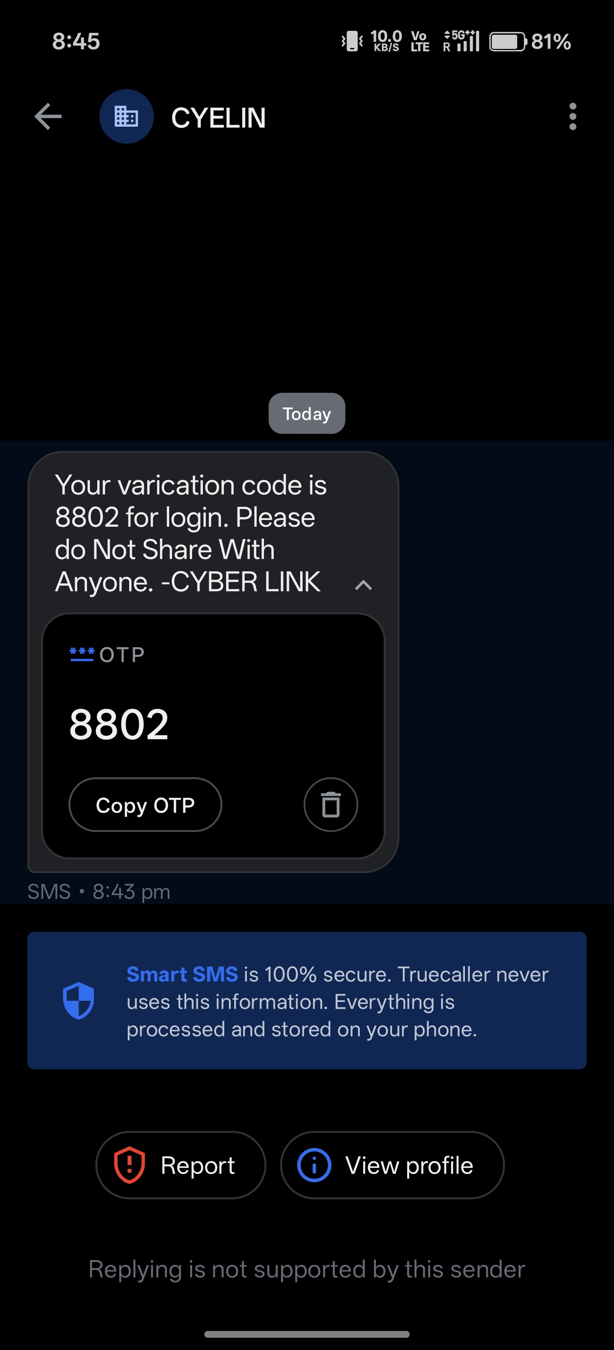 message again and again 