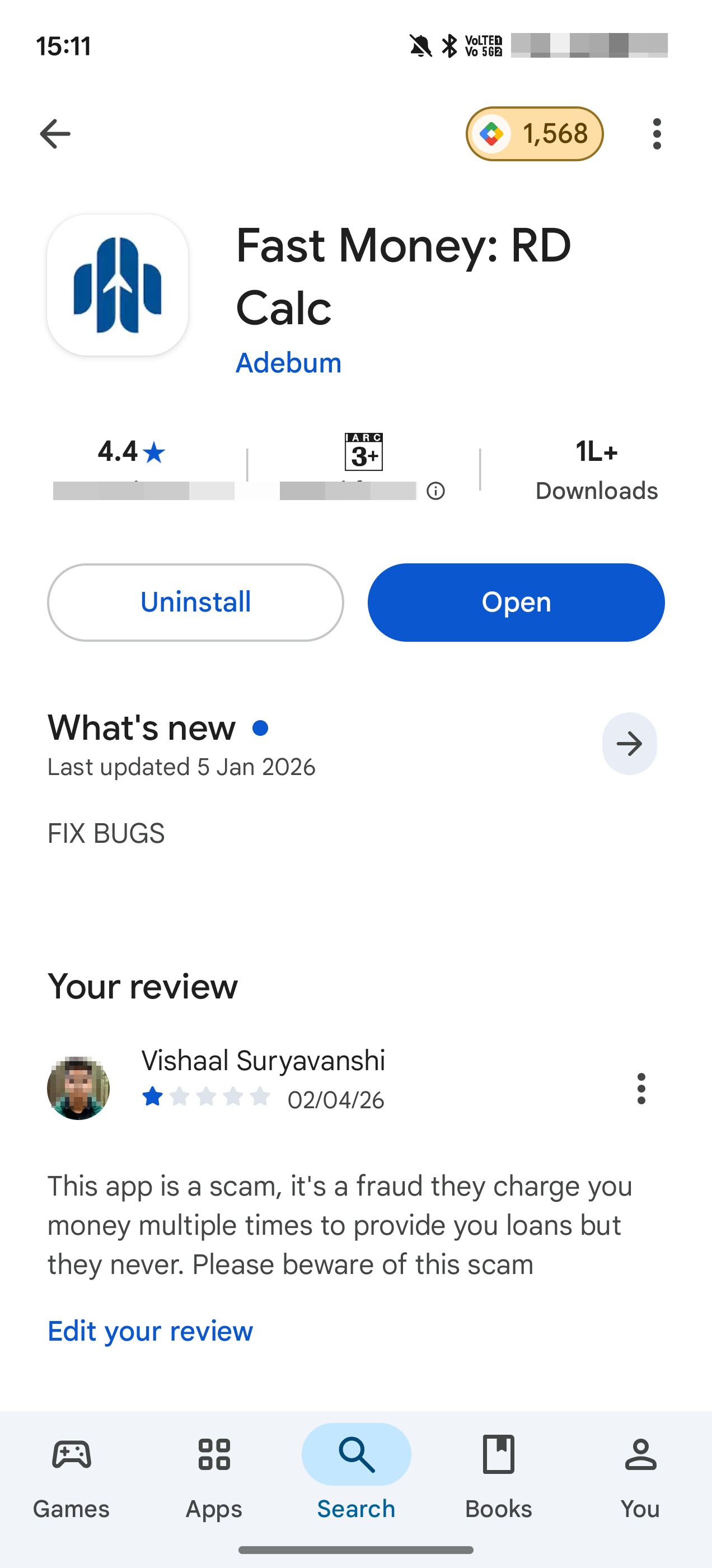 Loan scam