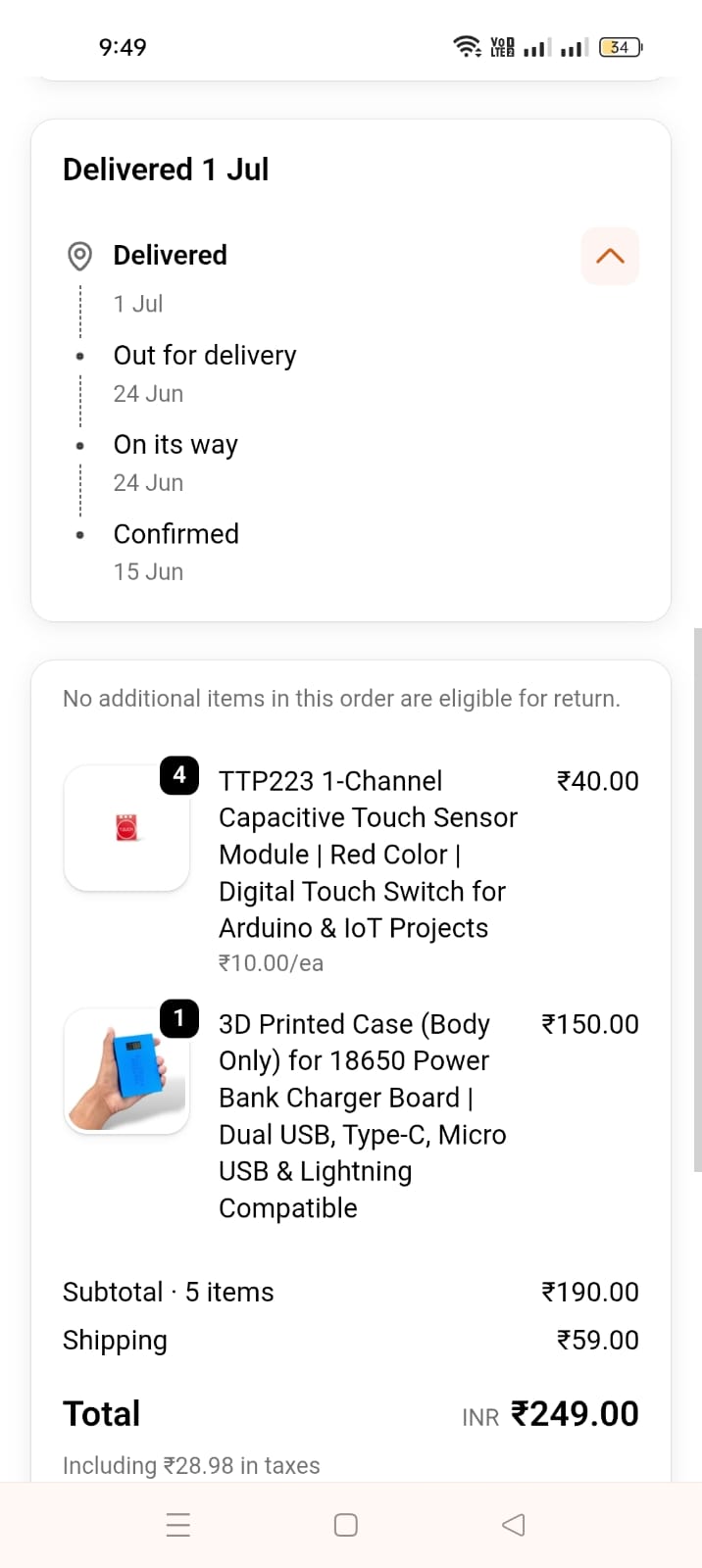 Harish project website scam  - image 2