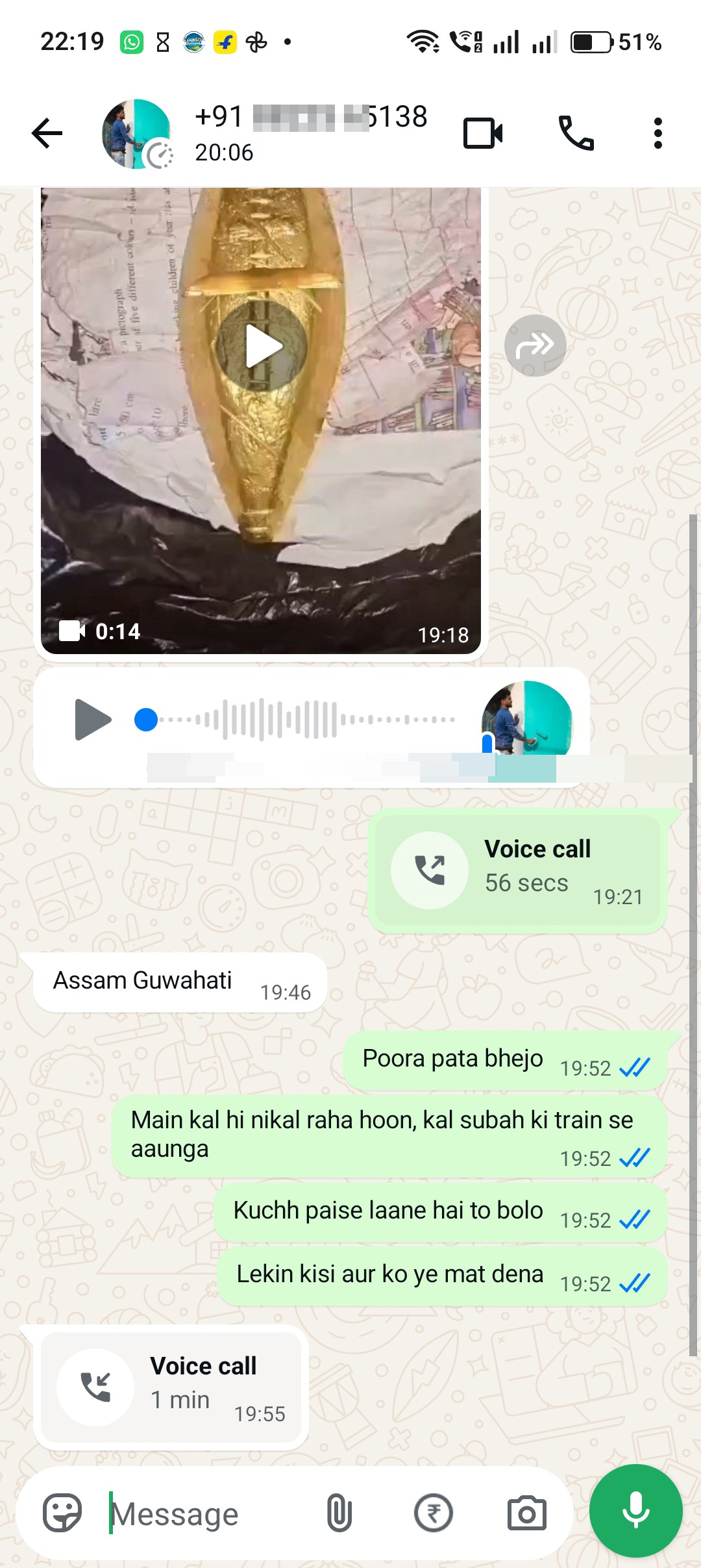 Fake gold scam