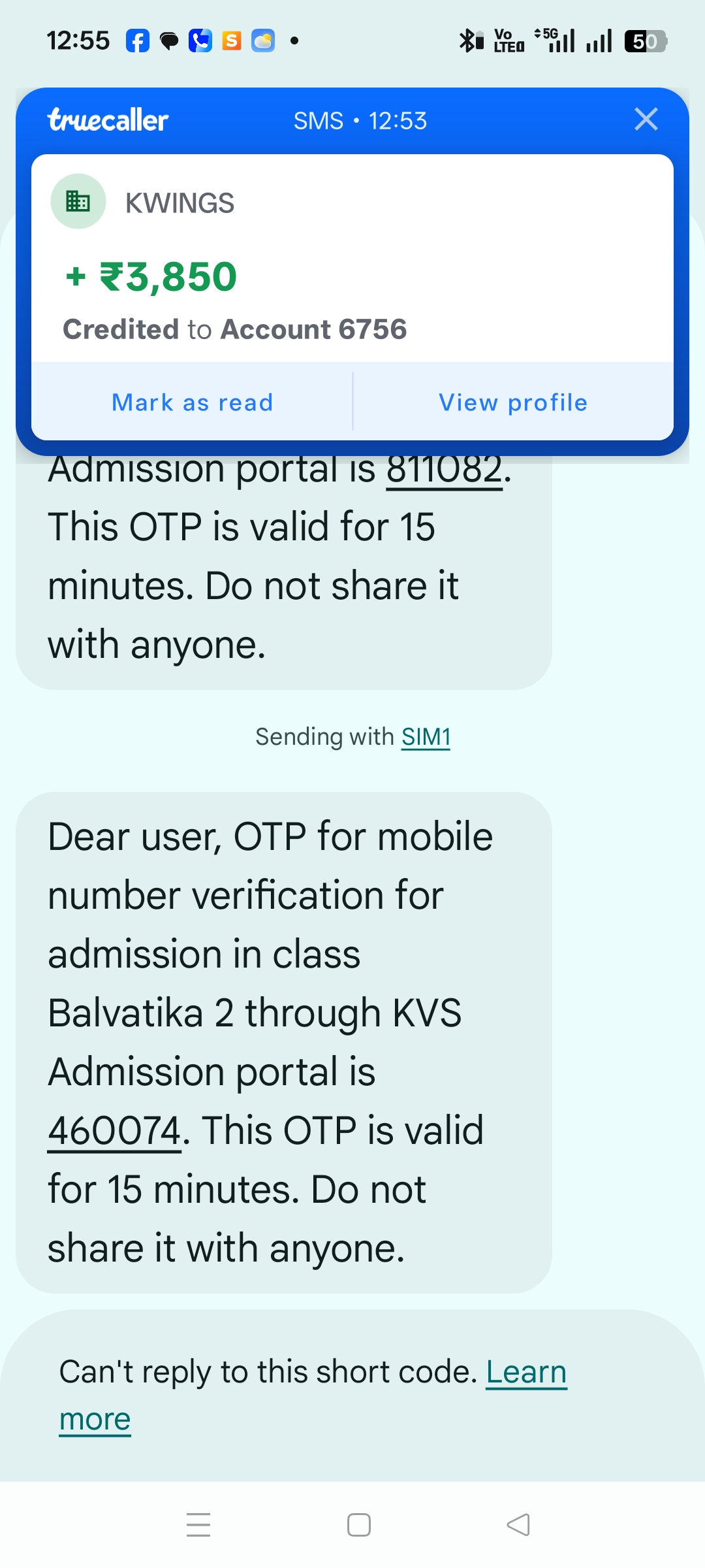 This is a thief, send the link, don't click.