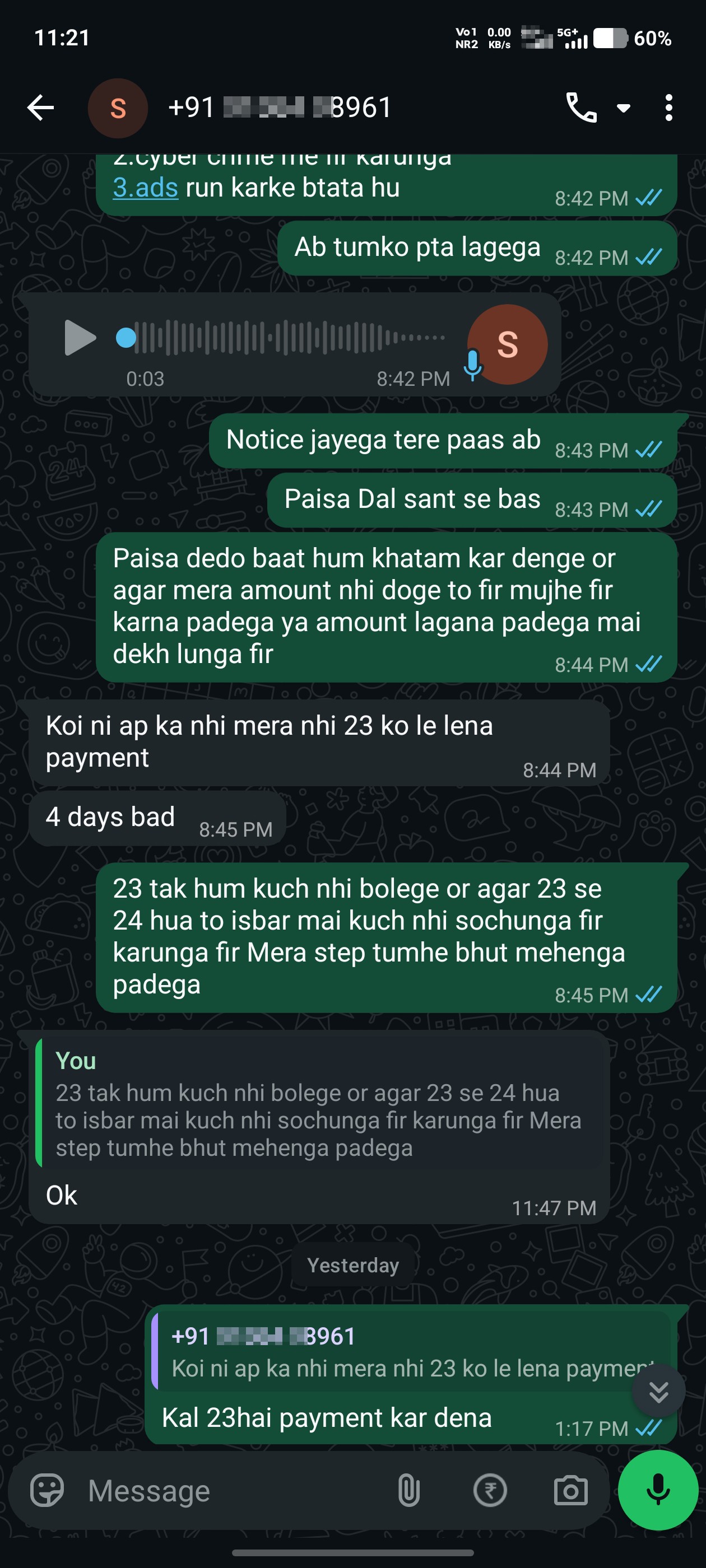 ⚠️ ₹1.5 Lakh Fraud by Sujal – Stay Alert