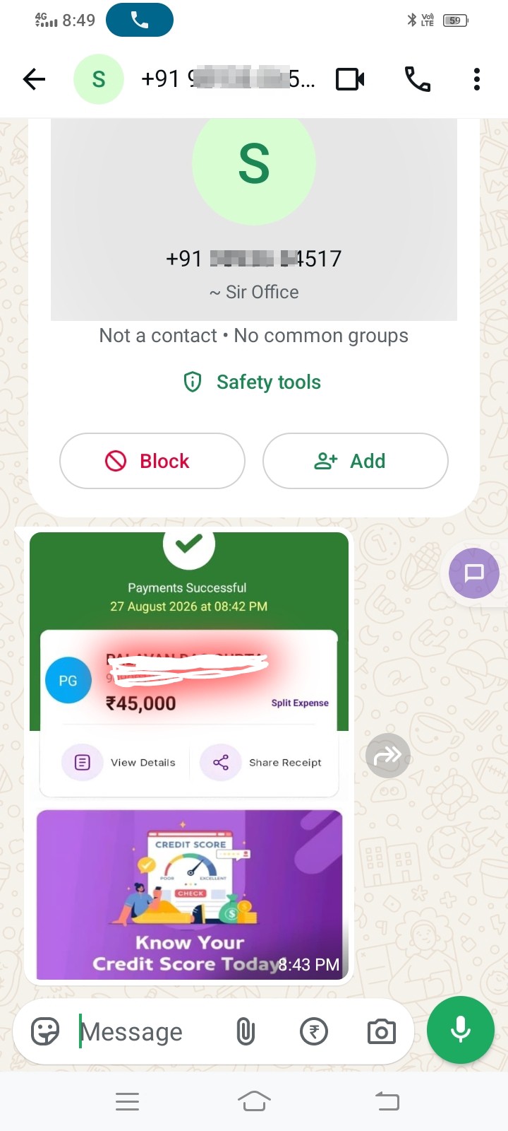 payment scam