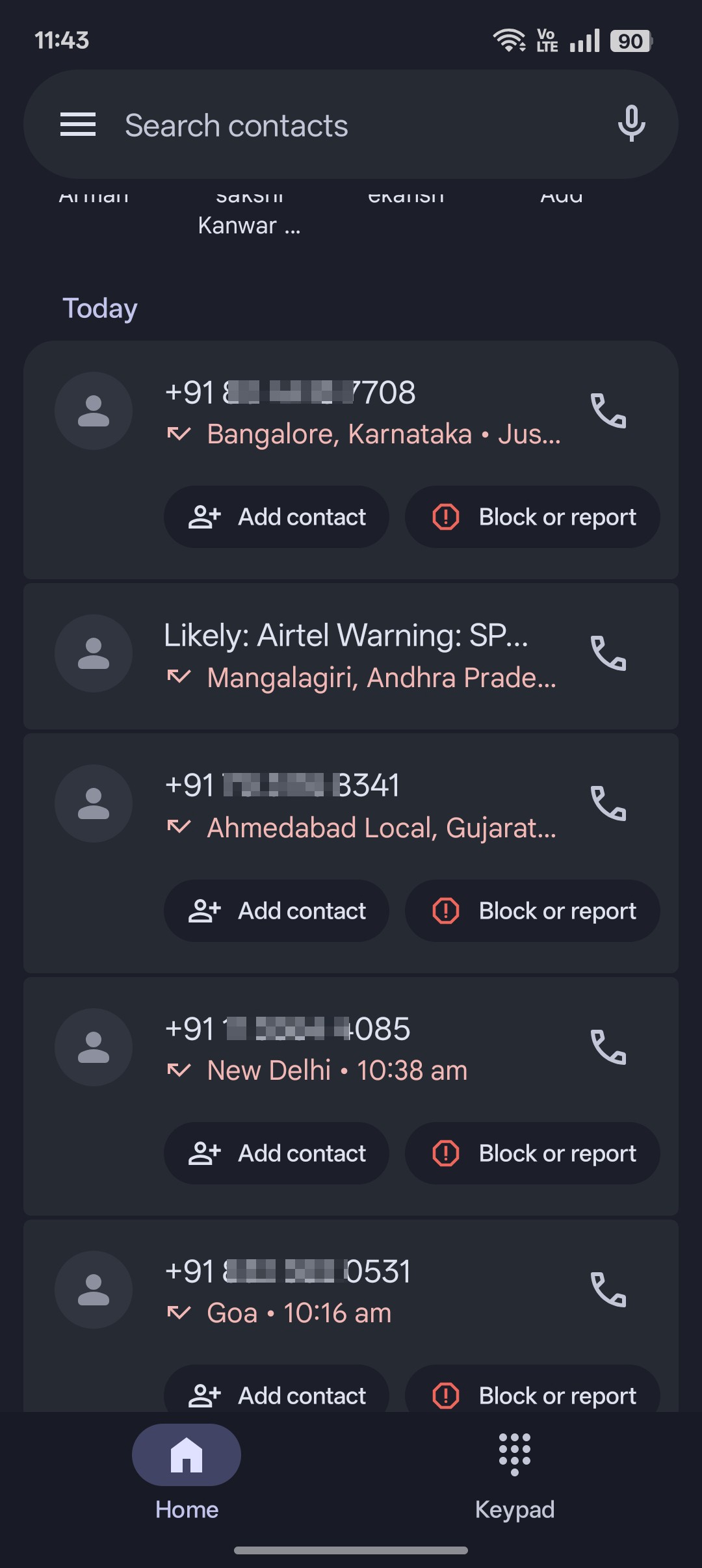 I am fed up with these calls