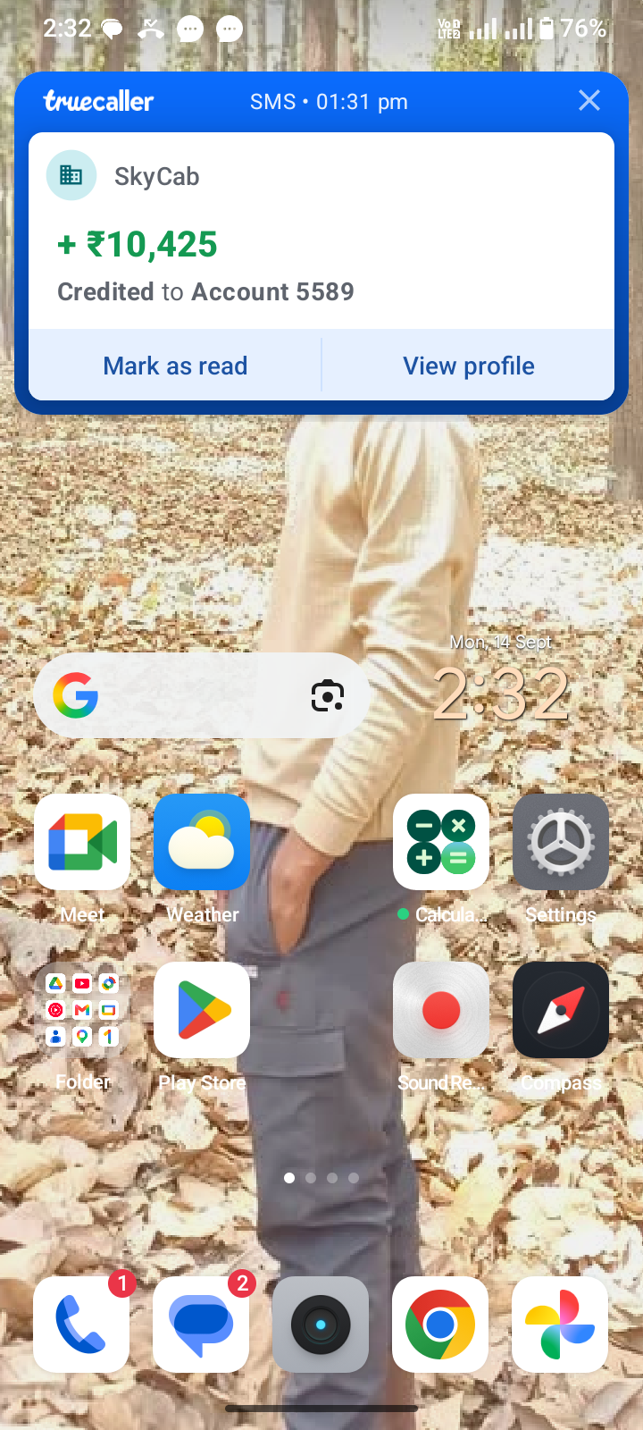 Fraud message