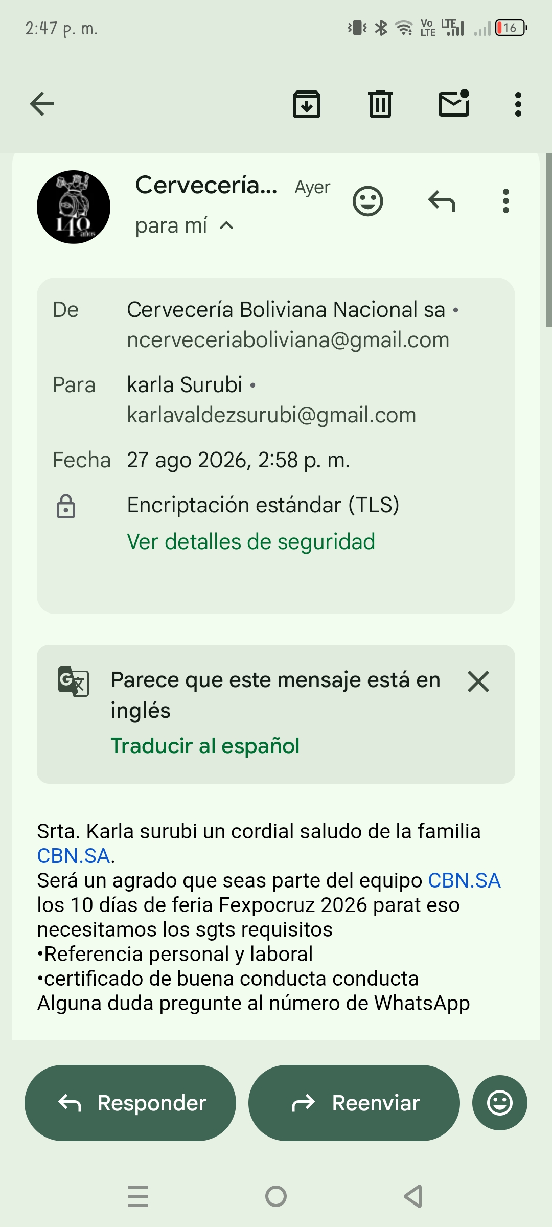 scammer from company CBN Santa Cruz