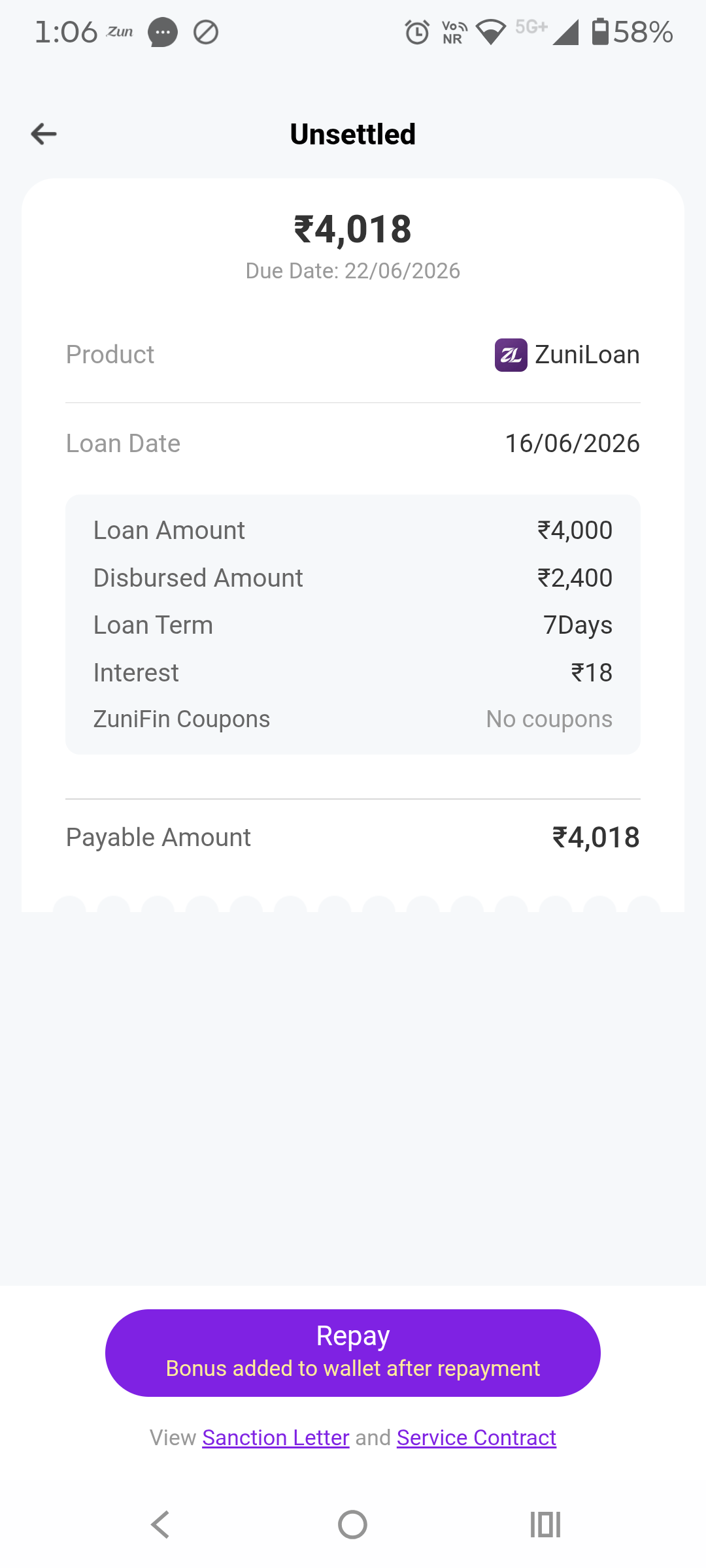 Zunifin loan app Froud or not 