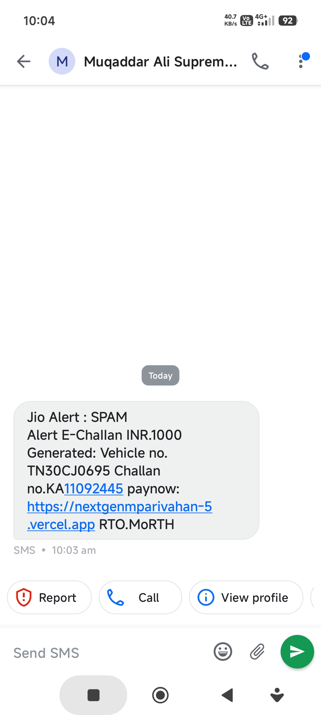scam alert