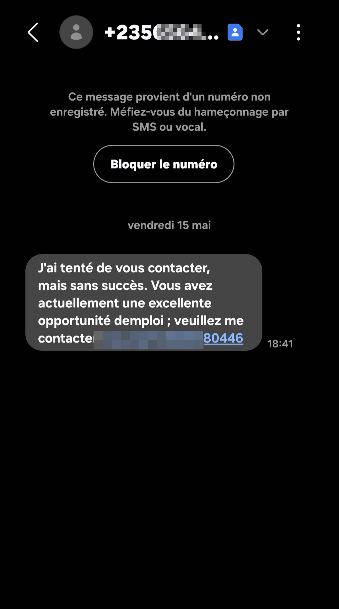 job scam - image 3