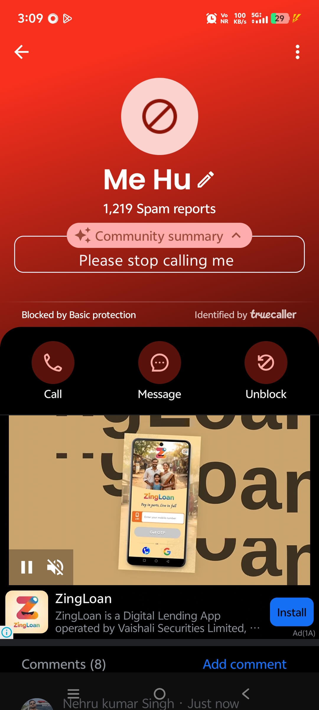 fraud loan number 