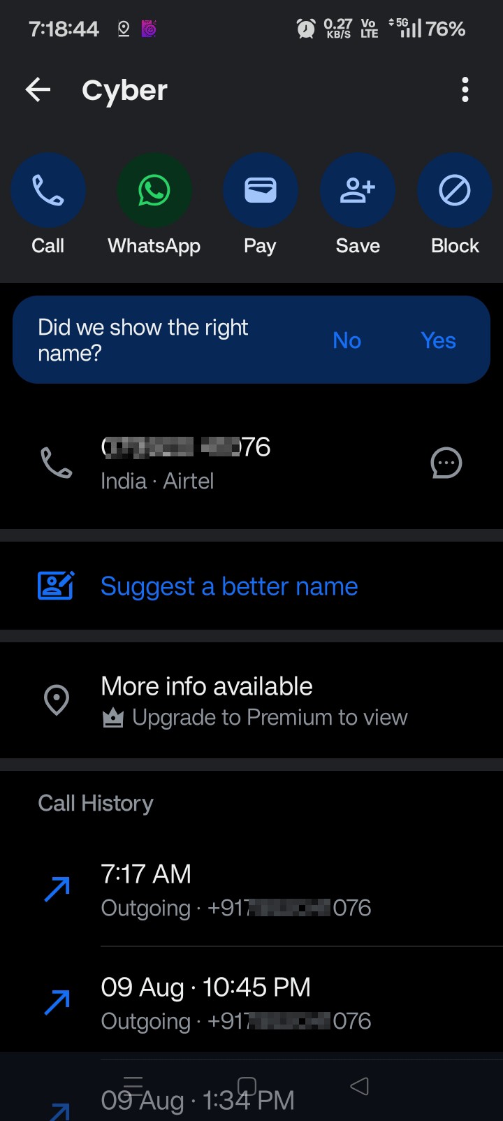 Cyber fraud call, threatening with 22000 and talking about filing an FIR