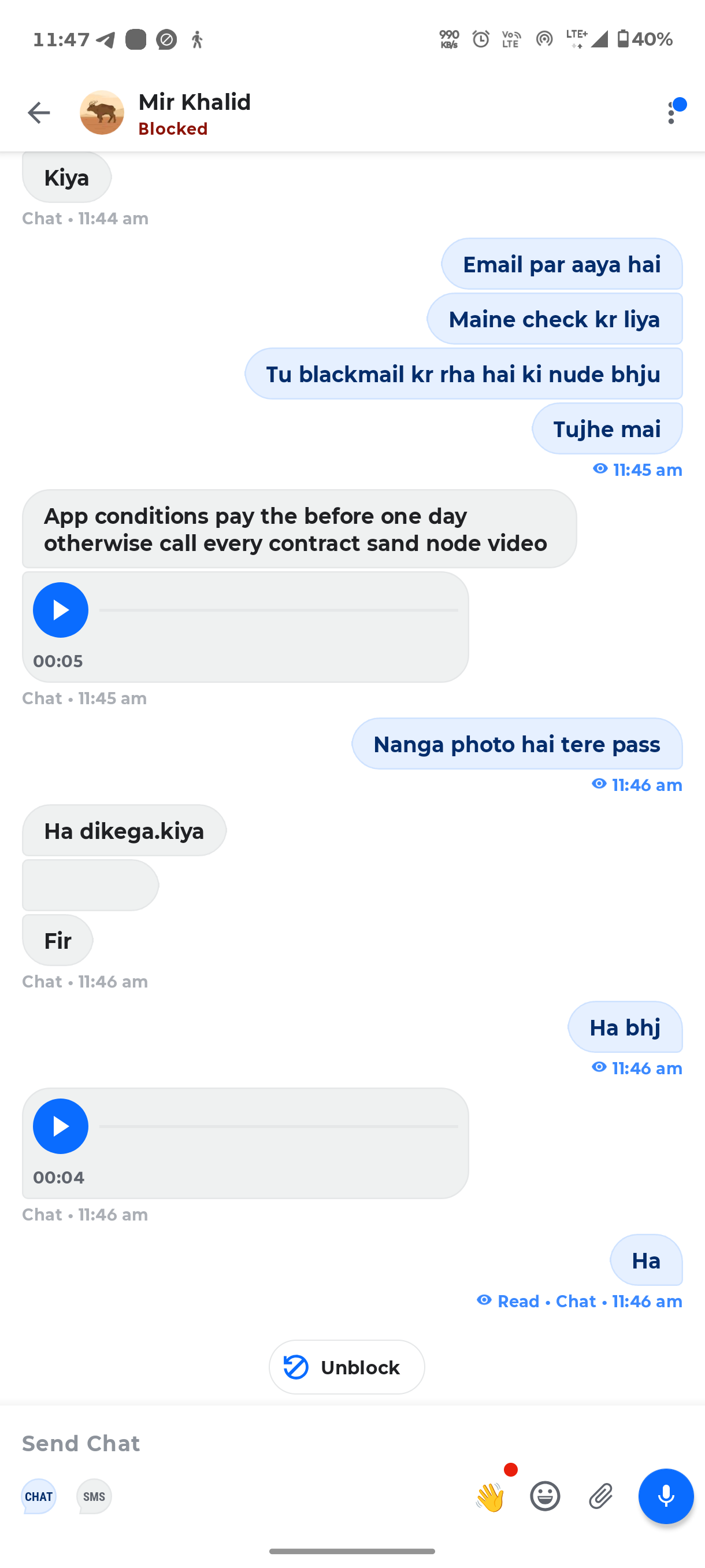 Loan fake nude blackmailing  - image 2