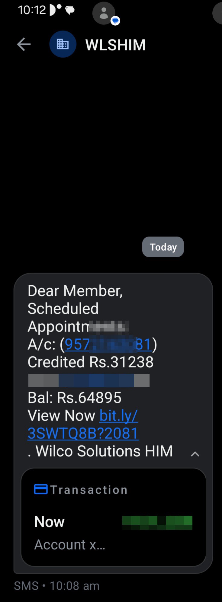 Such messages can be scams.
