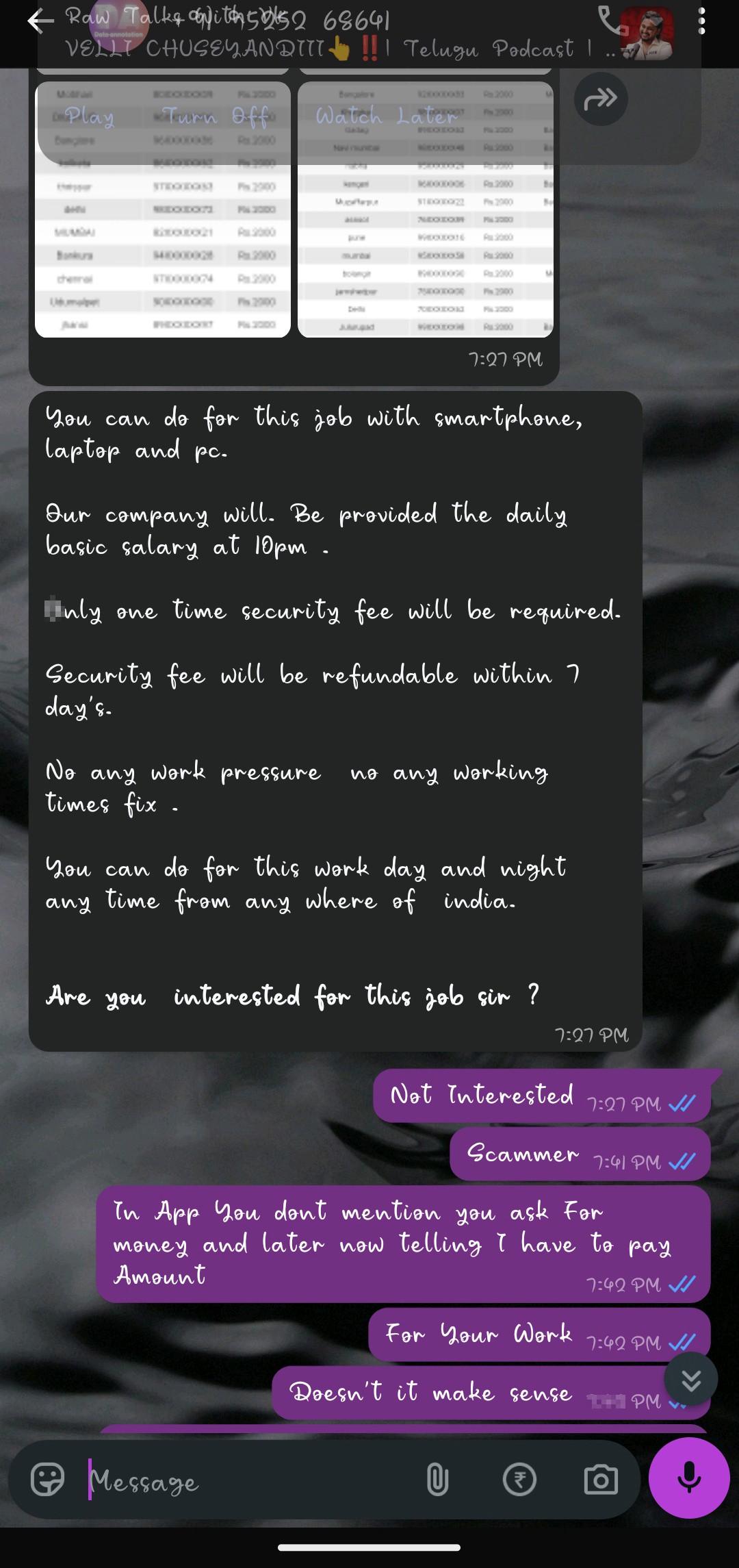 Scam Vai Quikr 