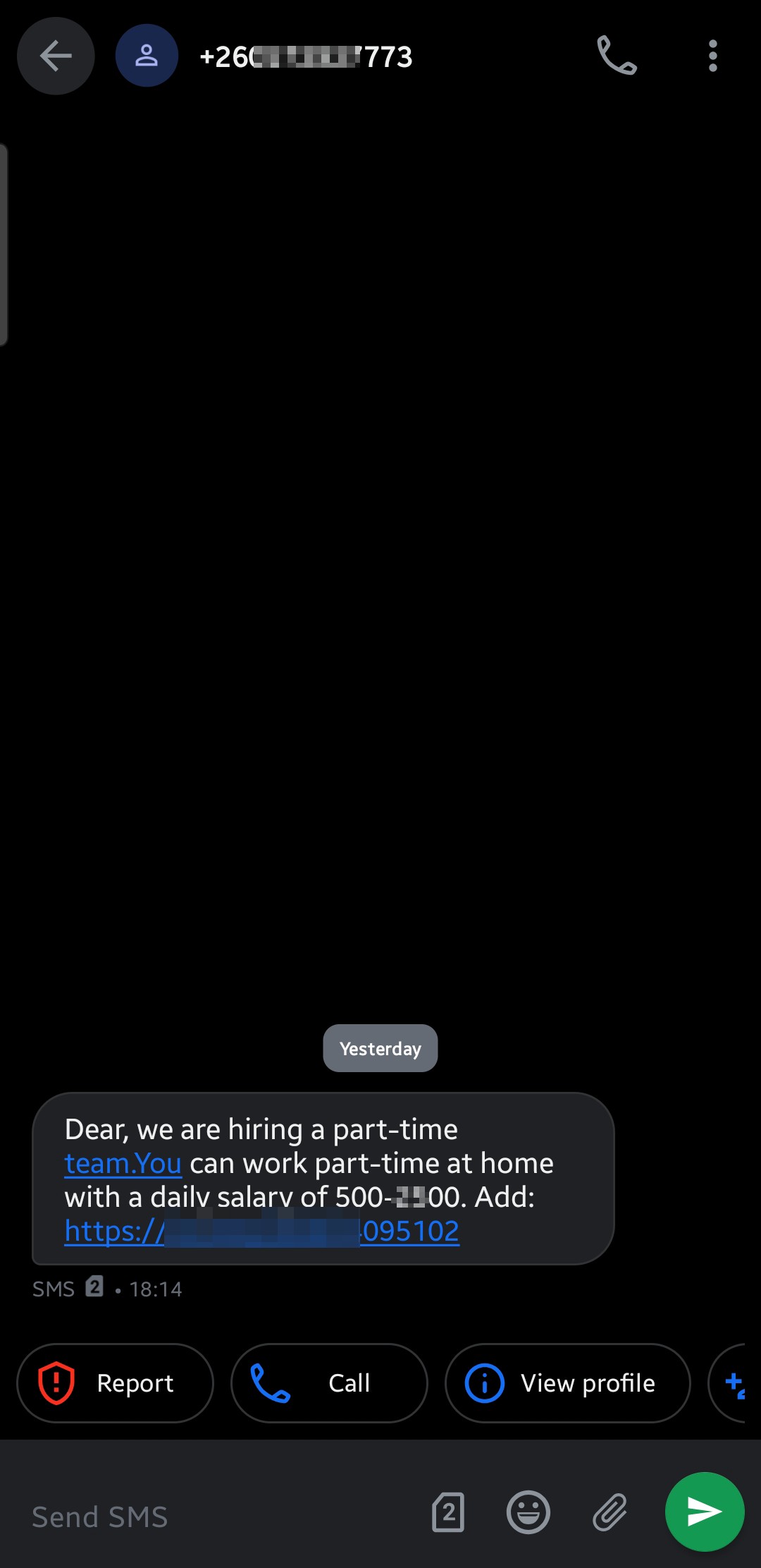 someone hiring 