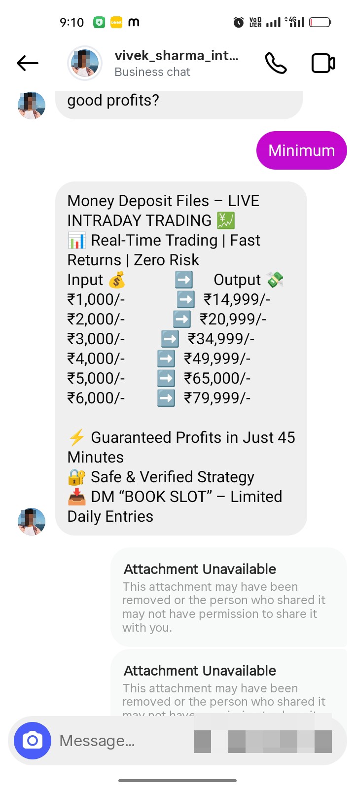 They said it was trading but didn't return the money. - image 3
