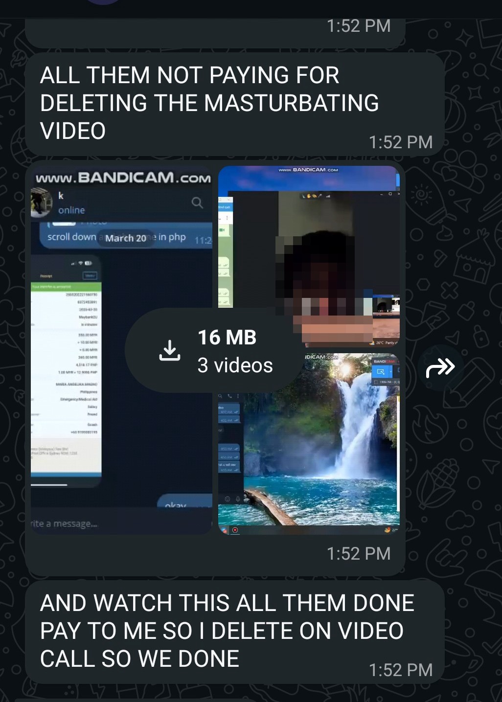 Sextortion Scam