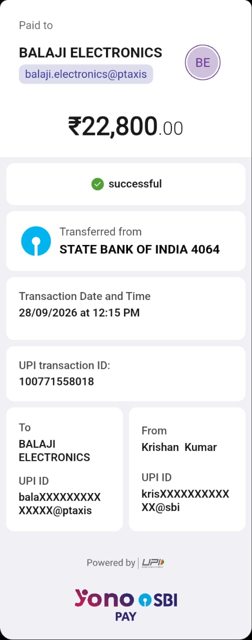 Scam, shopkeeper Vipin Kumar at Pan Mandi Sadar Bazar Delhi, shop no 1454.