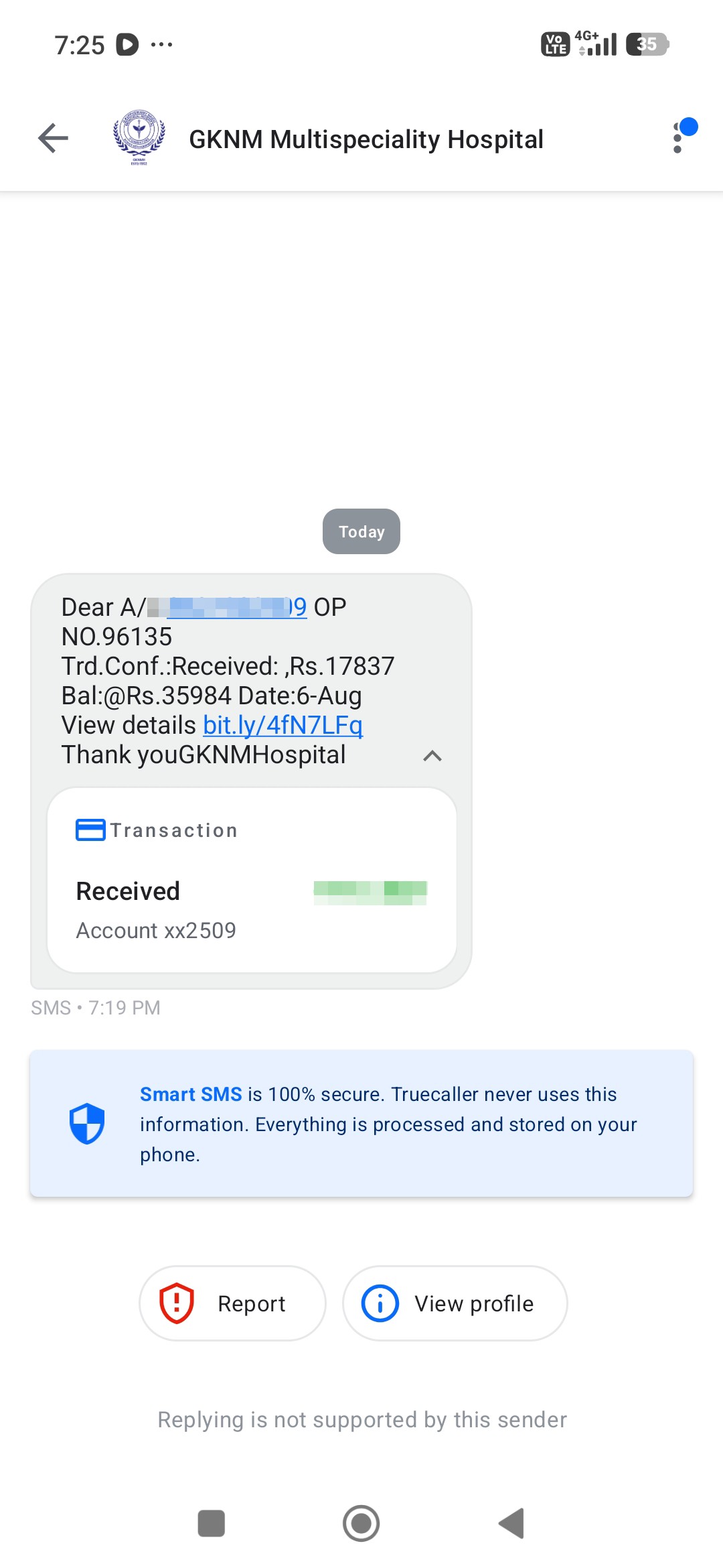 Hospital Expenses Refund Scam