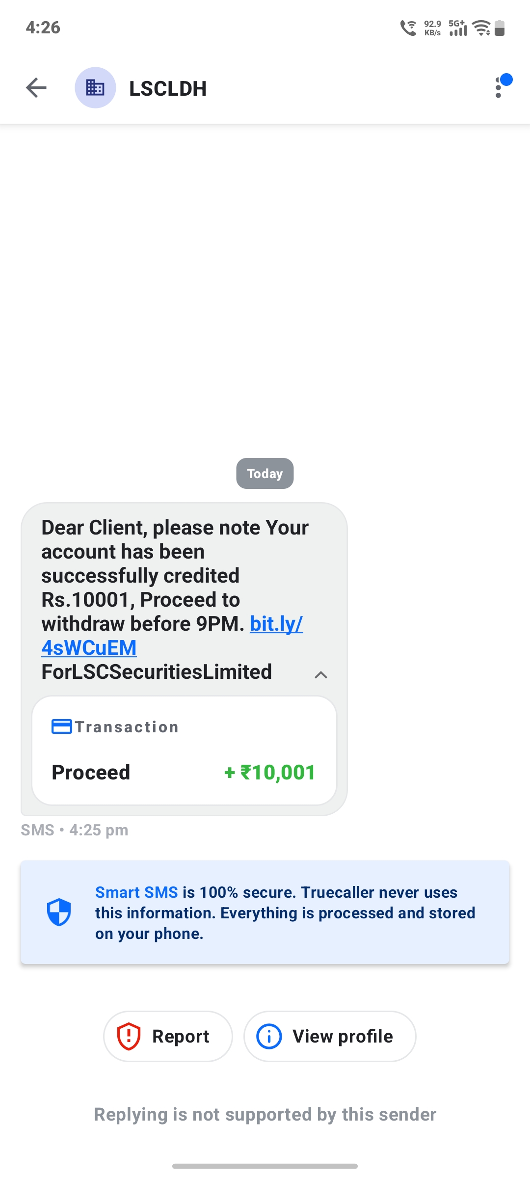 Fake money 💰 Transfer from Fraud Person 