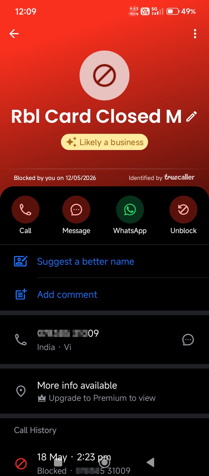 RBL Supercard scam