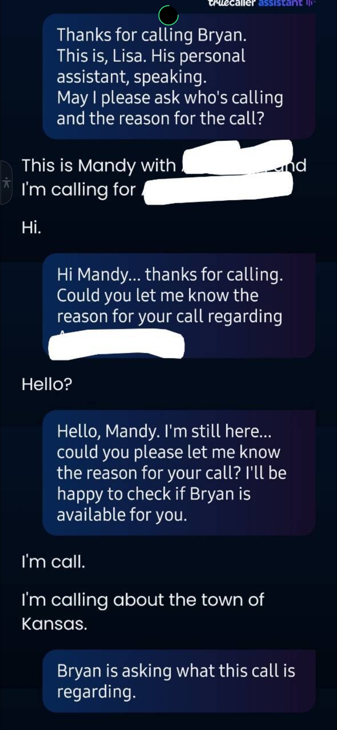 True Caller's AI Assistant 