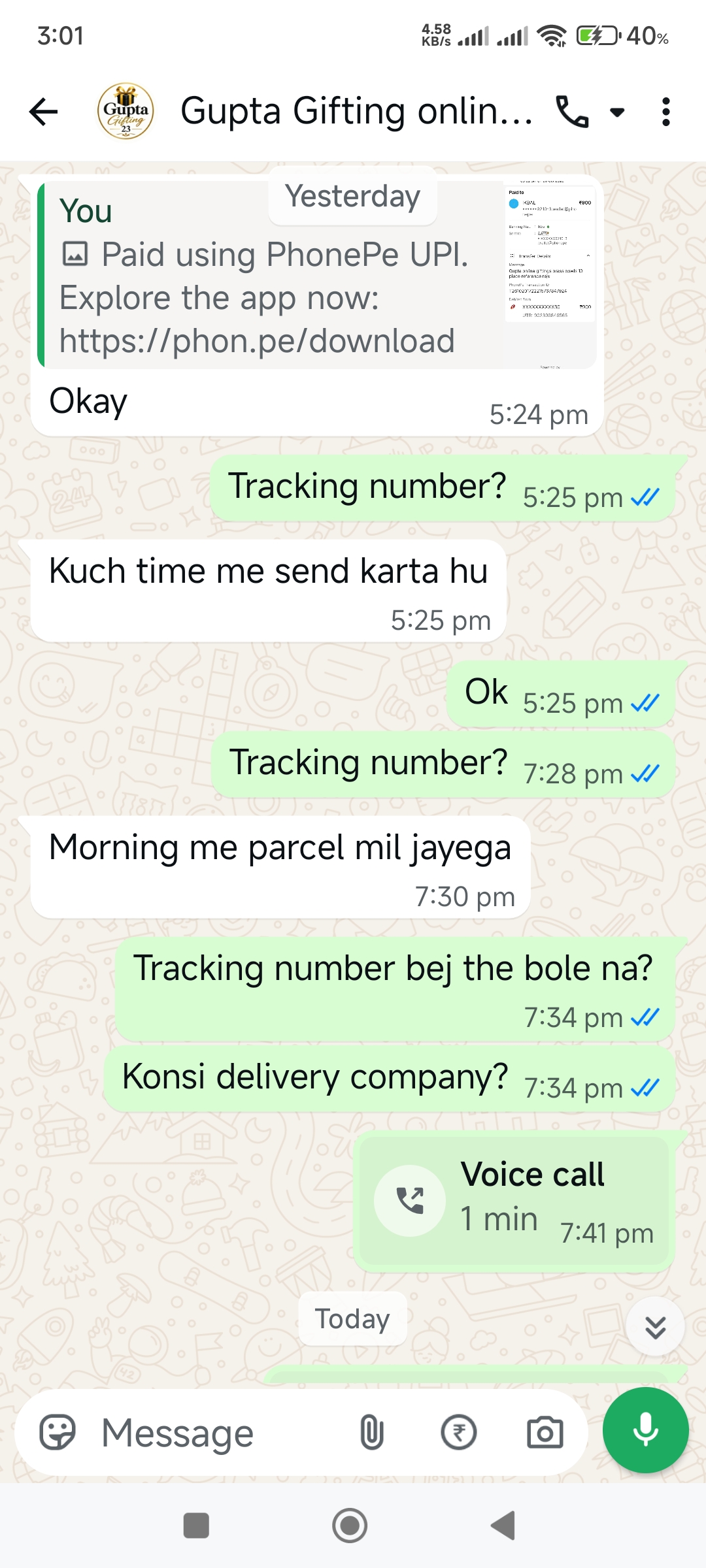 gupta gifting shopping online a scammer!  - image 4
