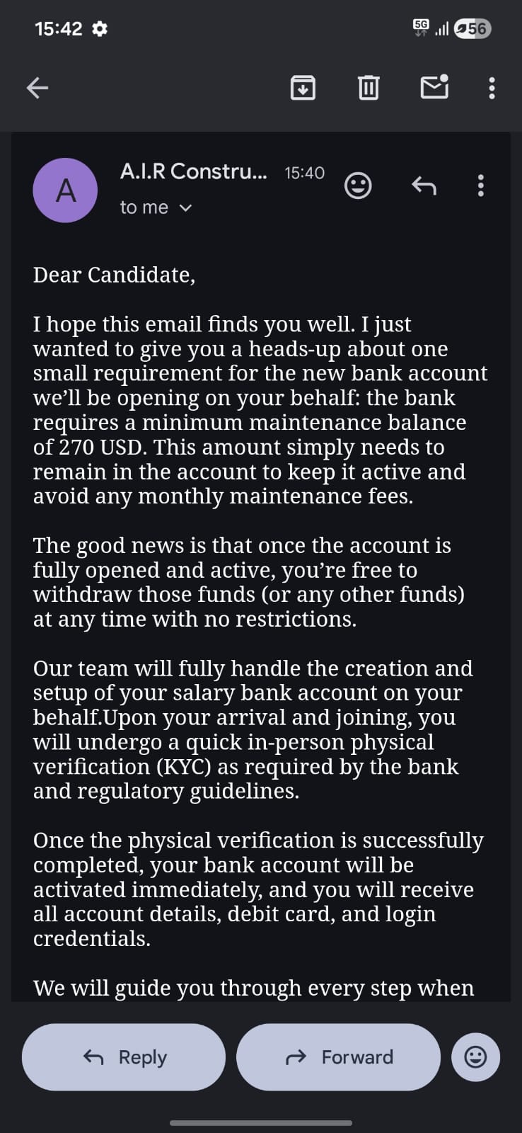 Job Scam