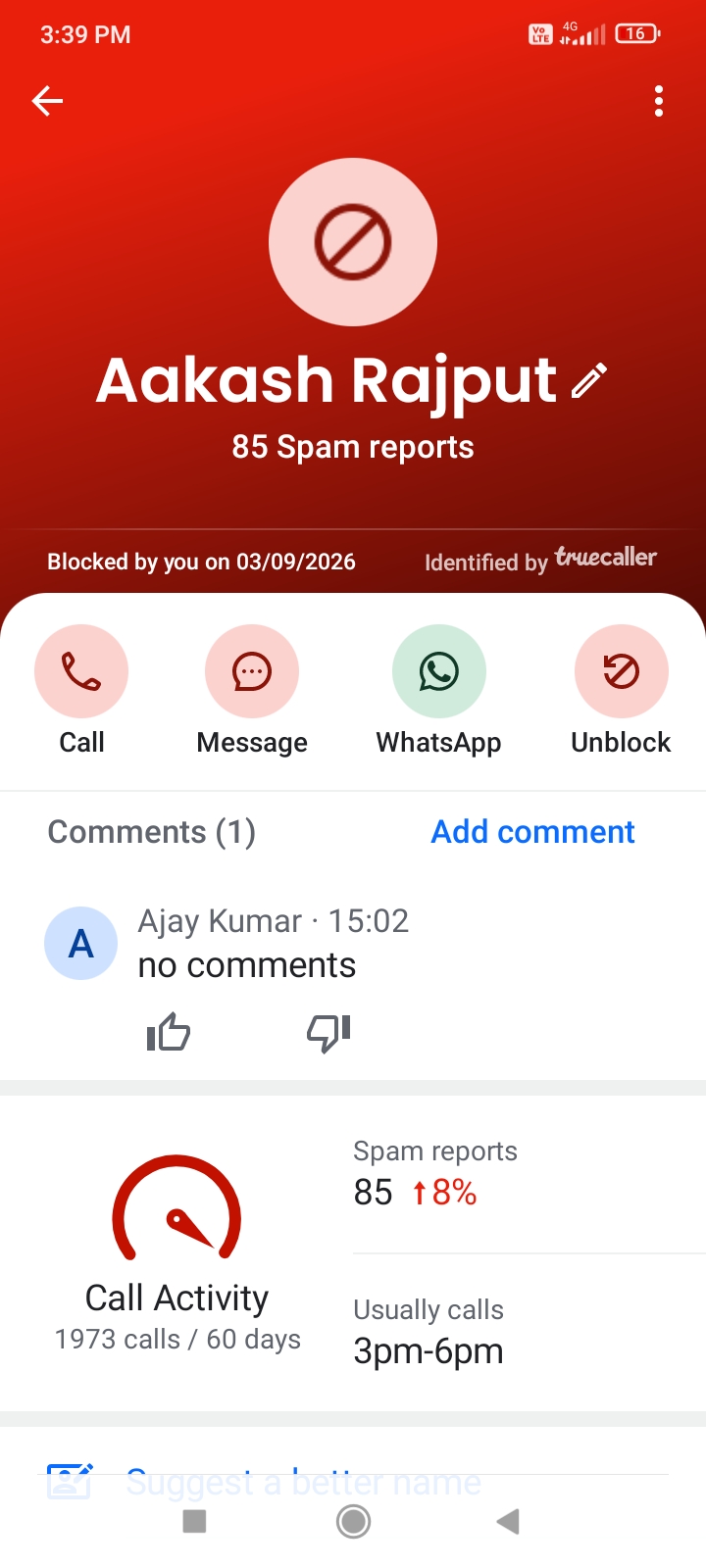 Suspicious Scam Call