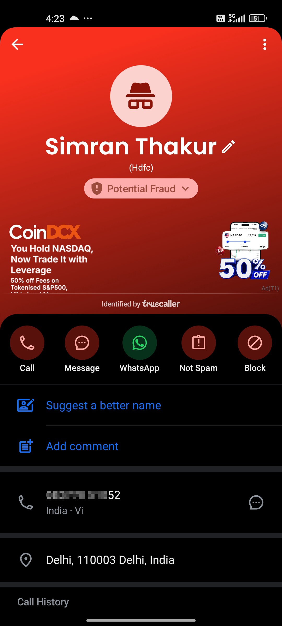 scammer HDFC Bank 🏦