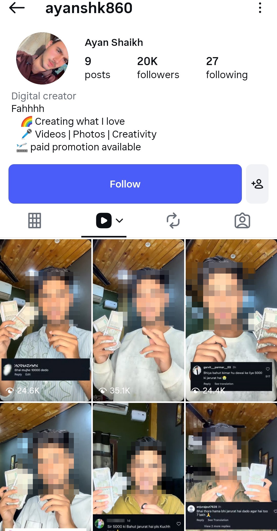 scammed faurd parson 