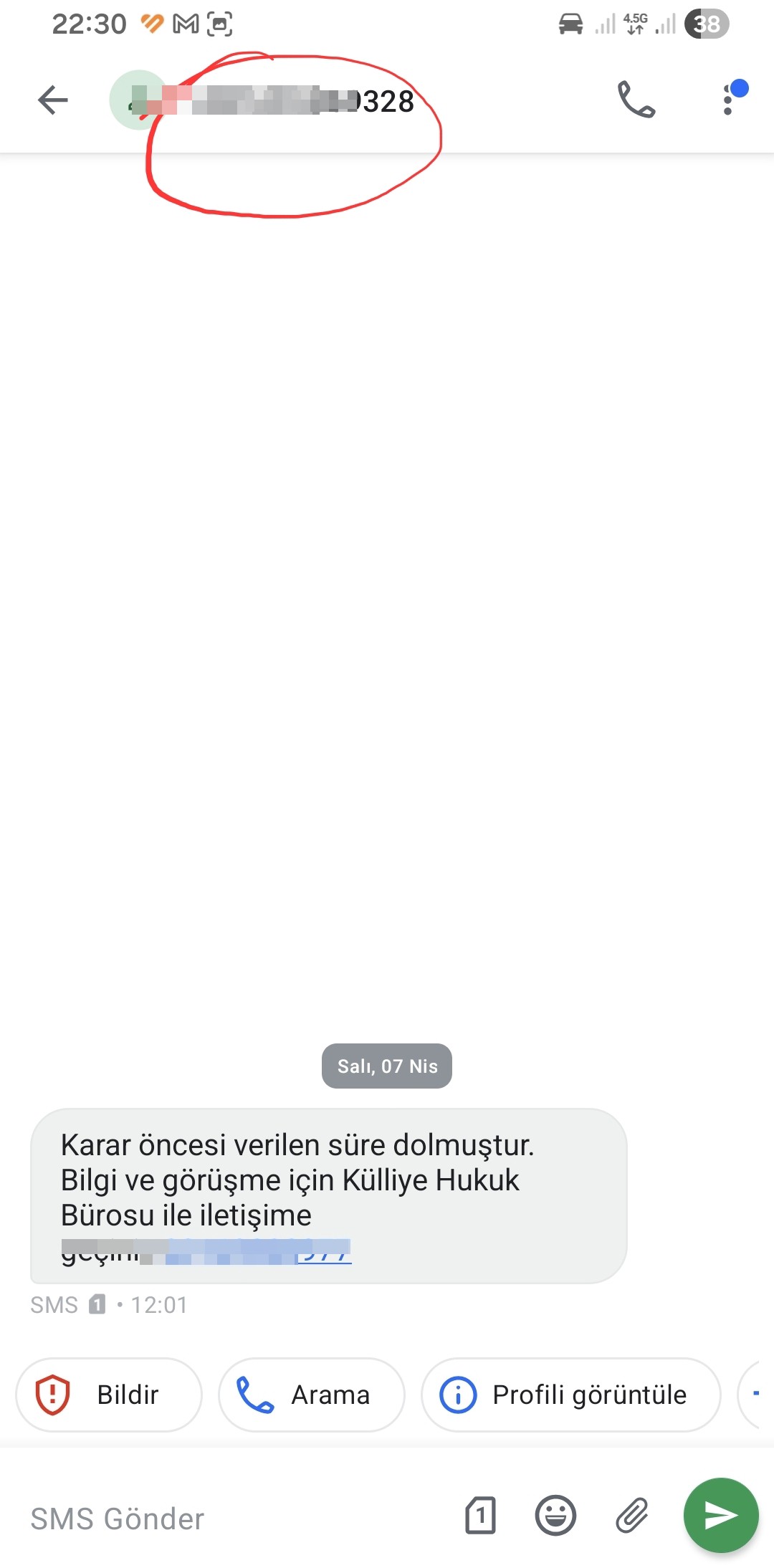 Law firm scam
