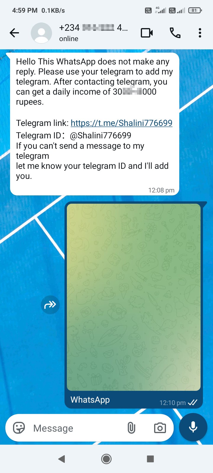 zero to hero invite financial scam