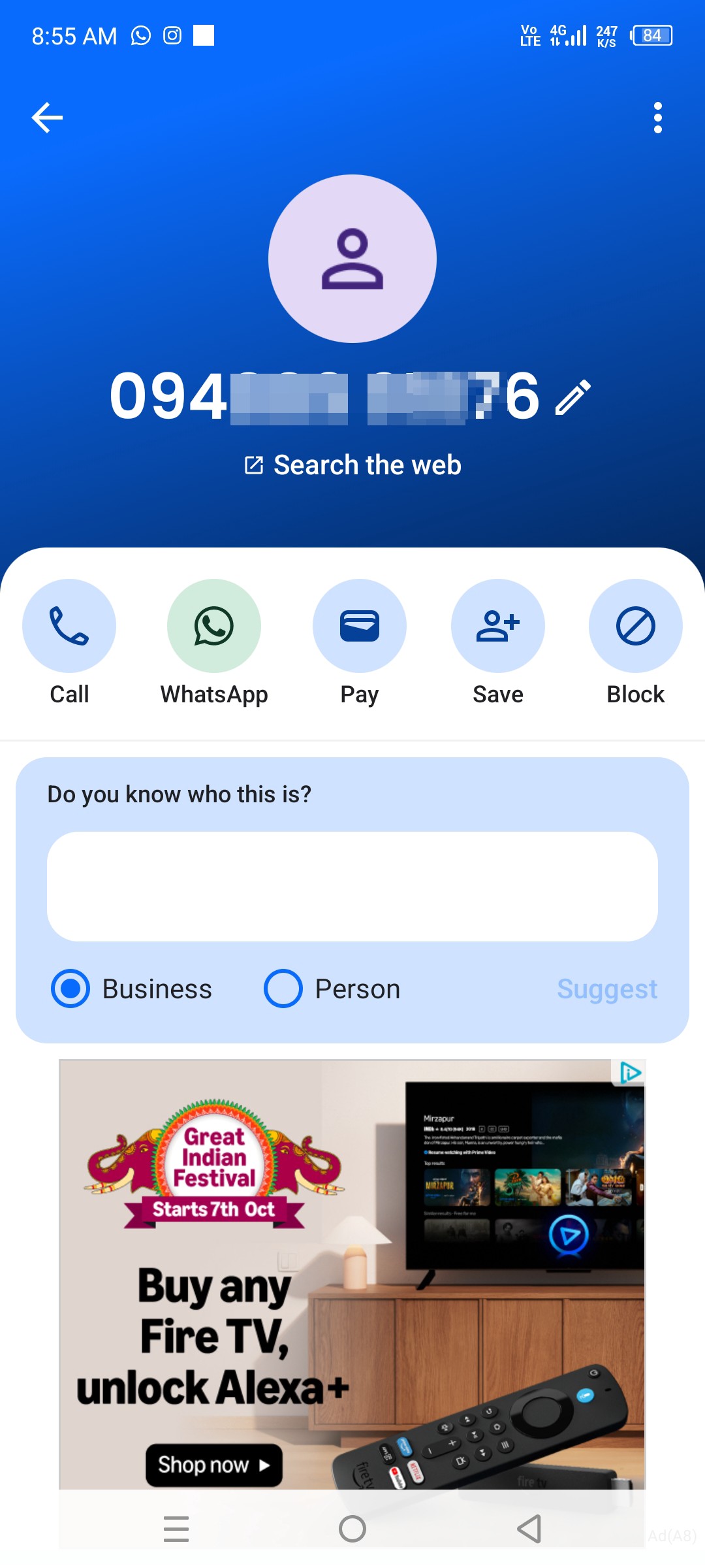 scam app 3rd party app call