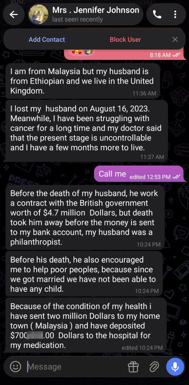 Impostor / Changing Profile Fraud (Jennifer Johnson) - image 3