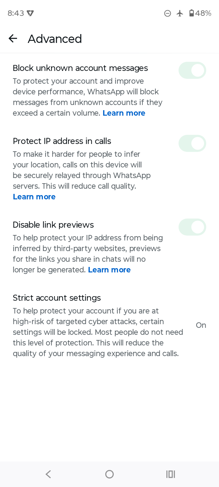 upgrade your WhatsApp privacy BLOCK-REPORT  - image 2