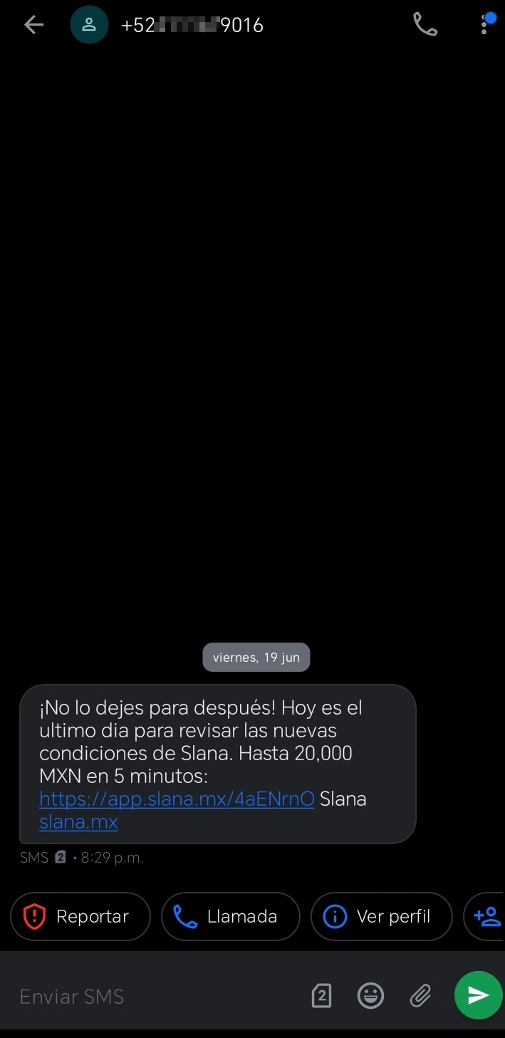 me dicen que tengo prestamo disponible 